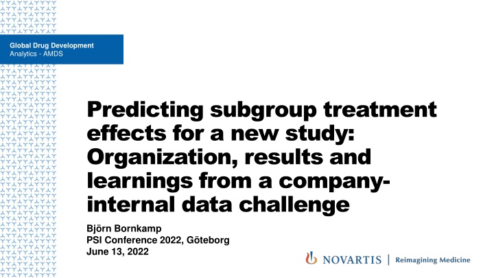 global drug development analytics amds