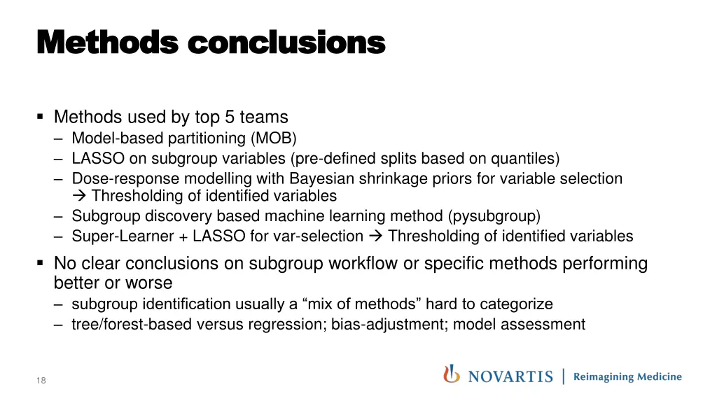 methods conclusions methods conclusions