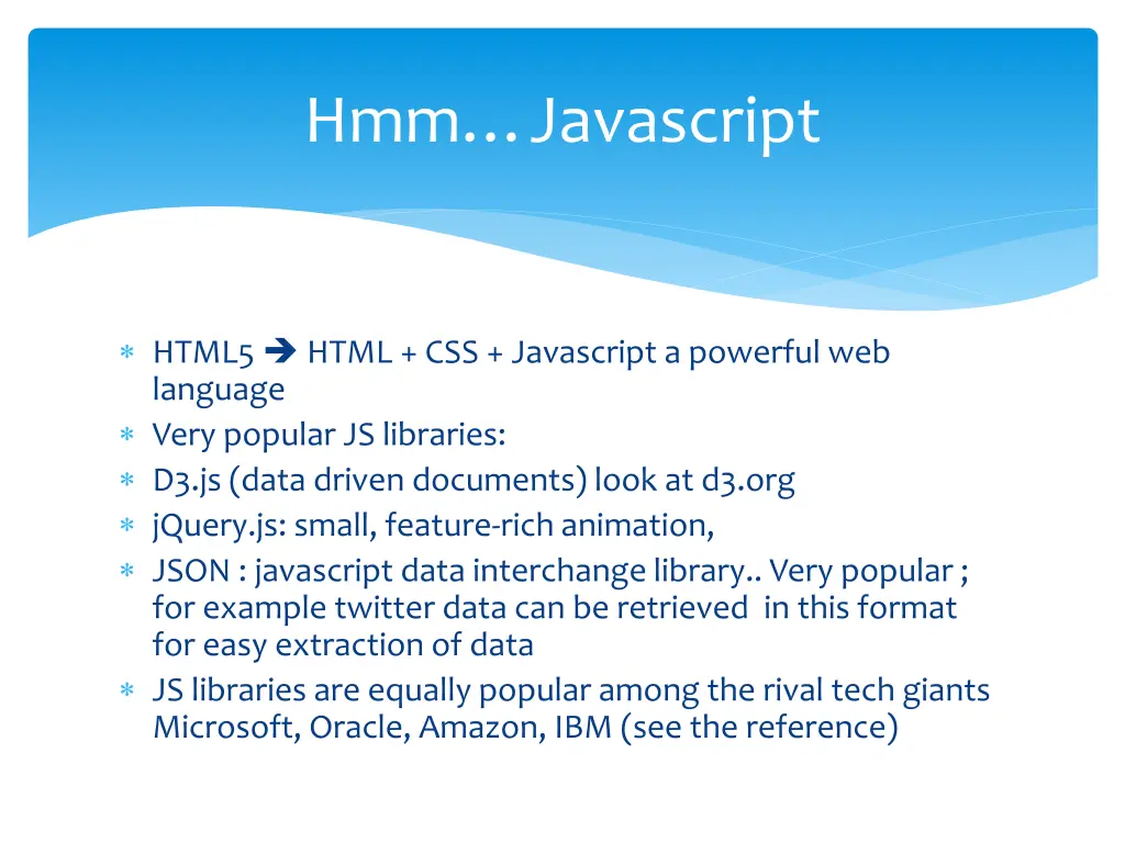 hmm javascript