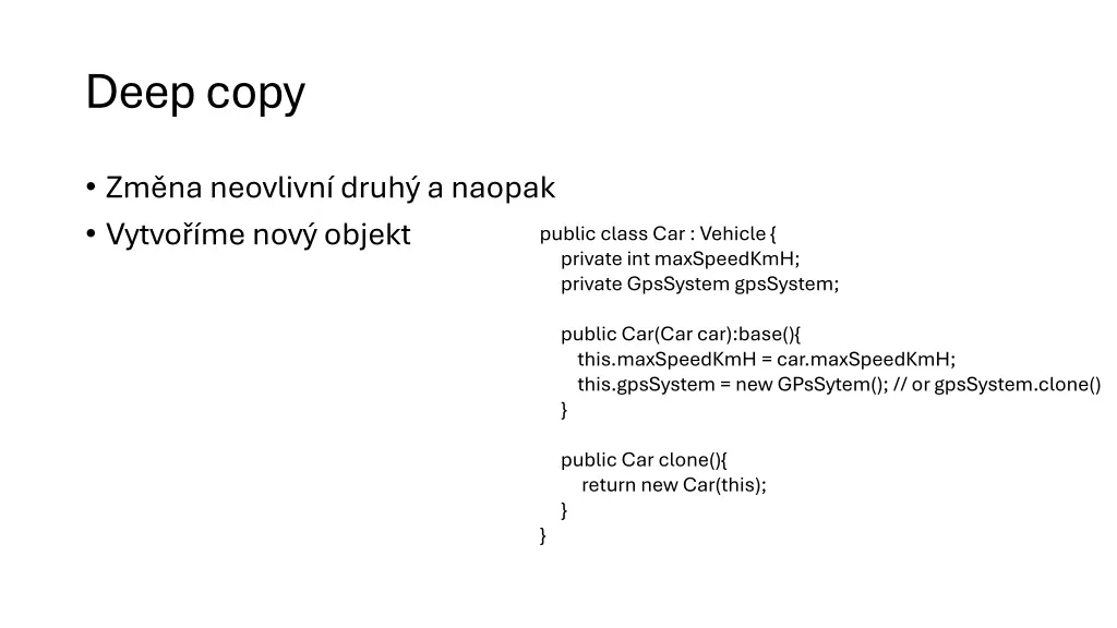 deep copy