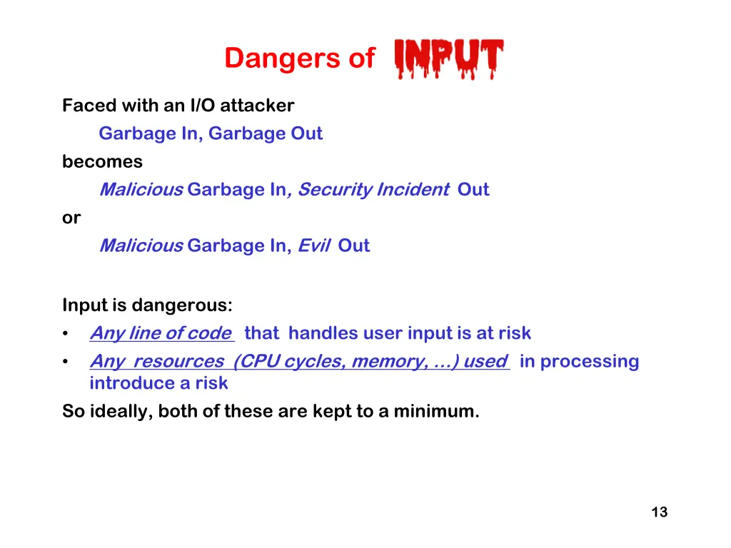 dangers of