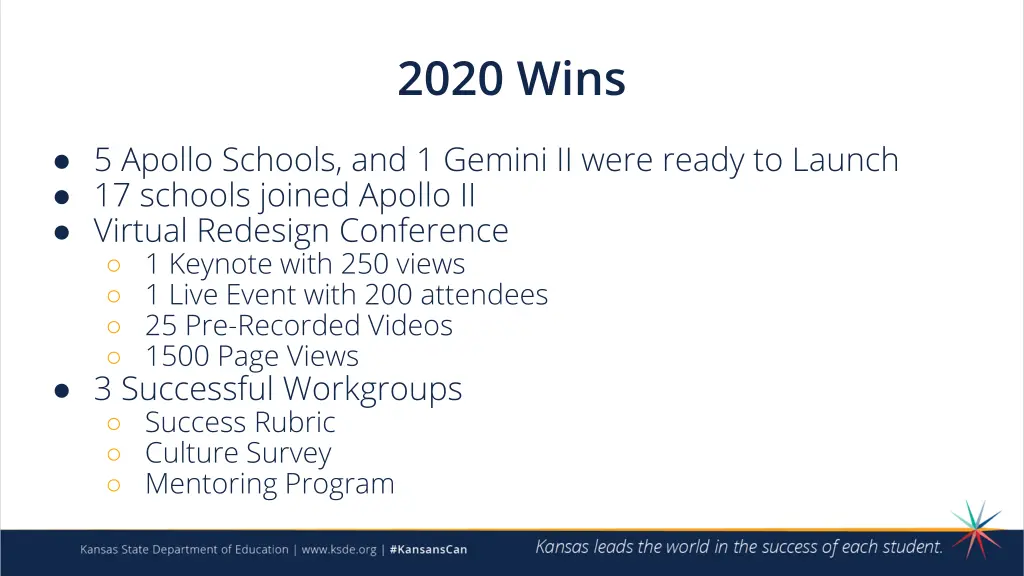 2020 wins