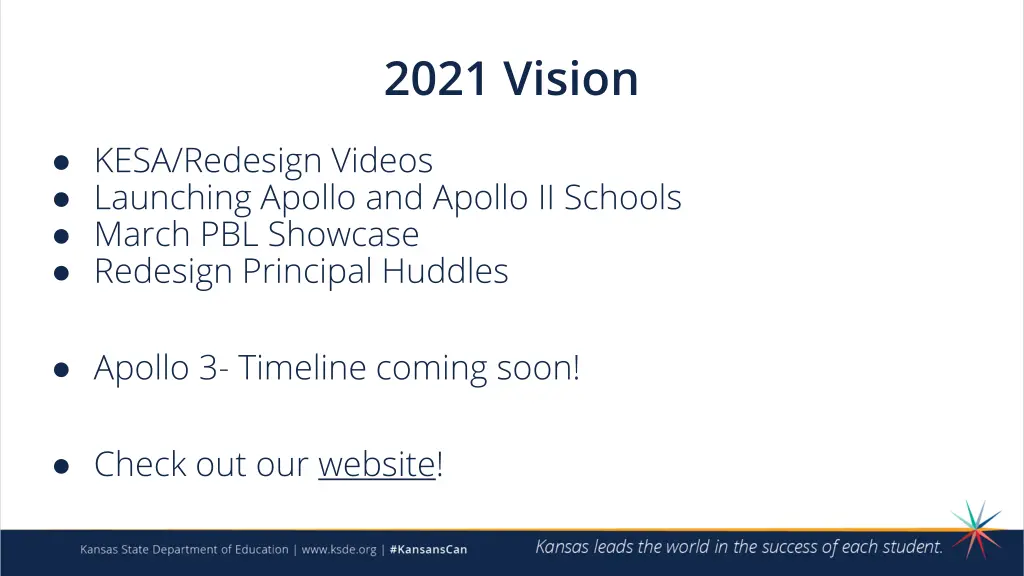 2021 vision