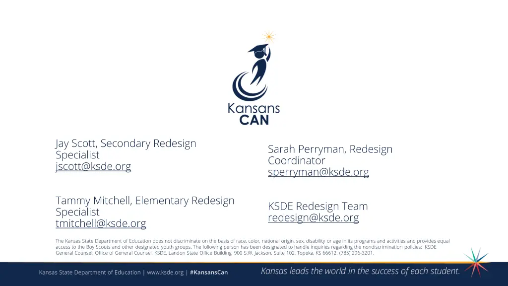 jay scott secondary redesign specialist