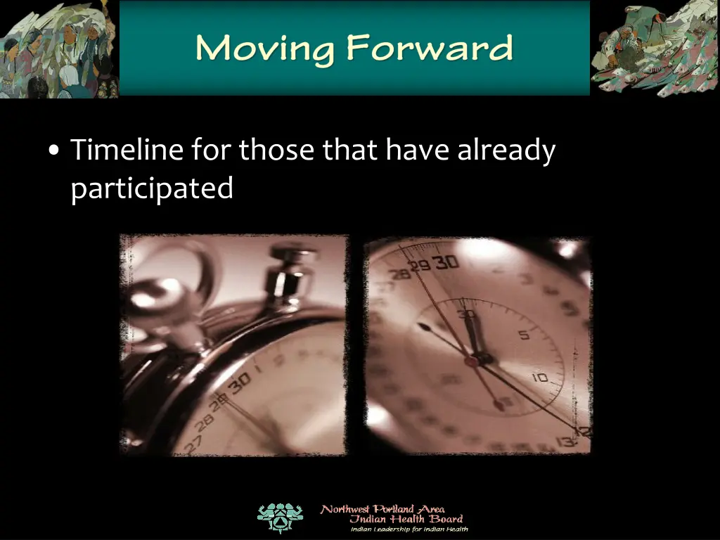timeline for those that have already participated