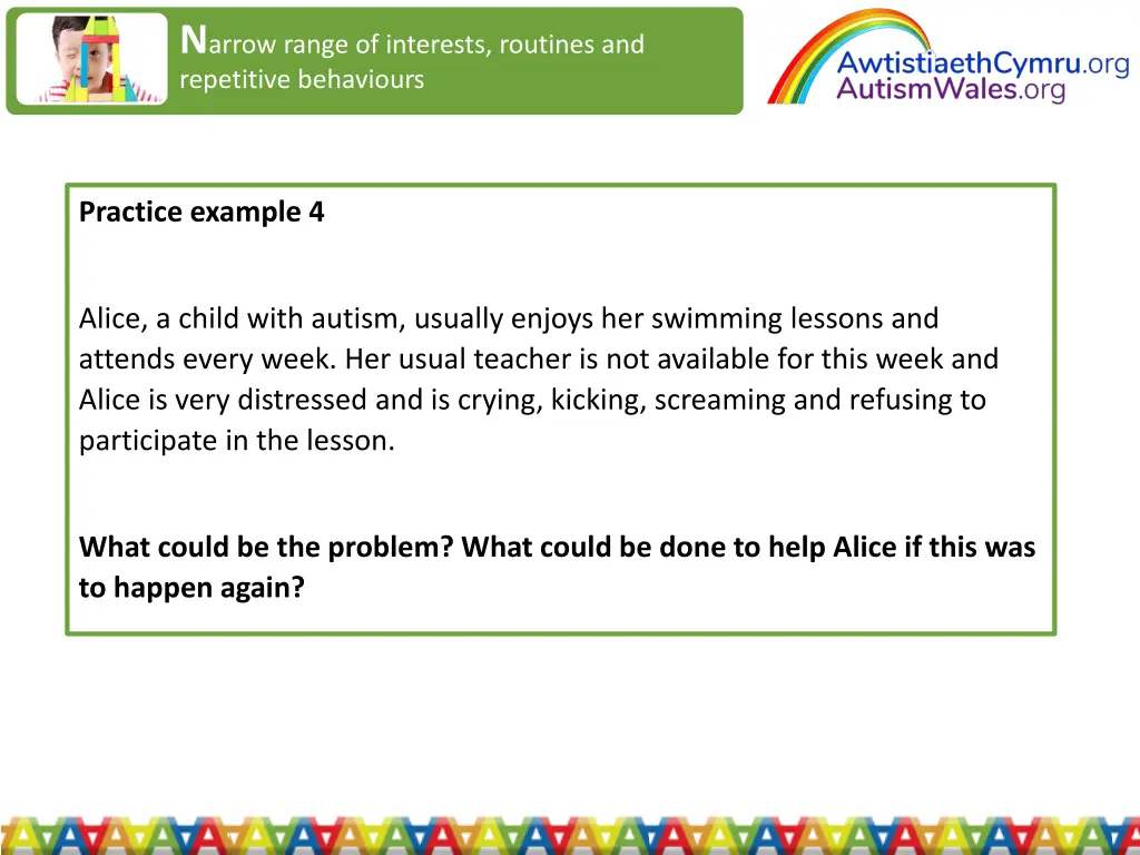 n arrow range of interests routines 2