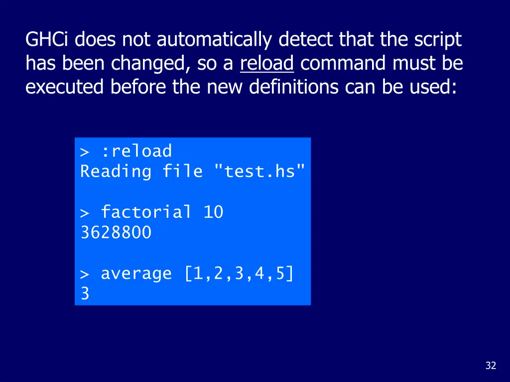 ghci does not automatically detect that