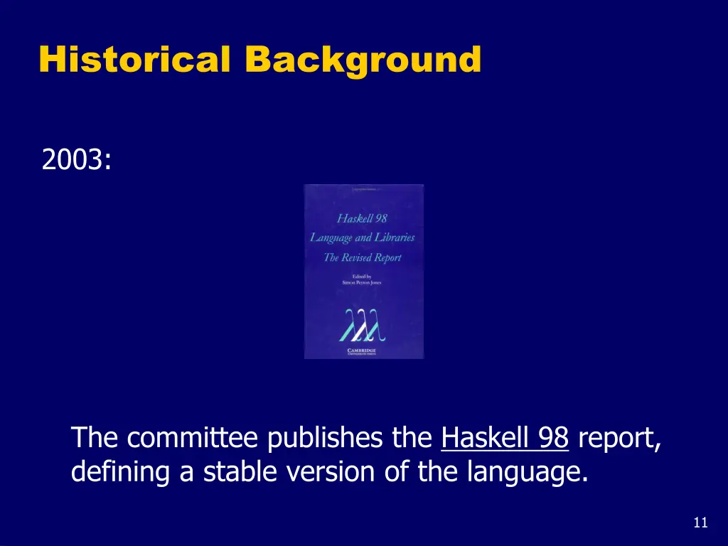 historical background 7