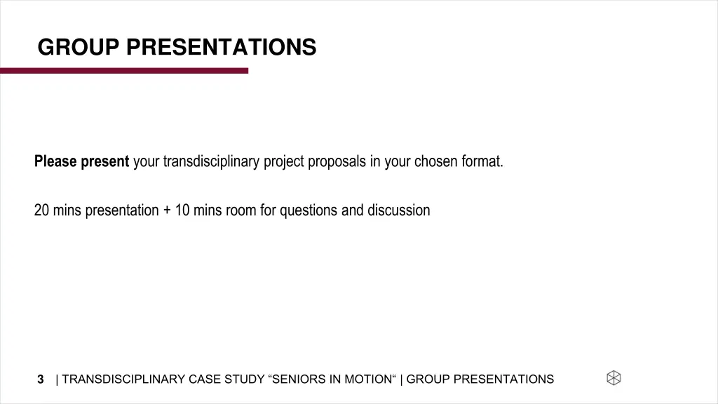 group presentations