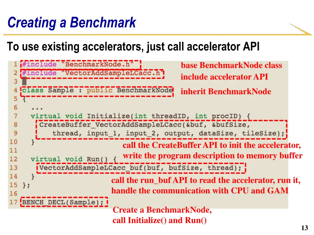 creating a benchmark