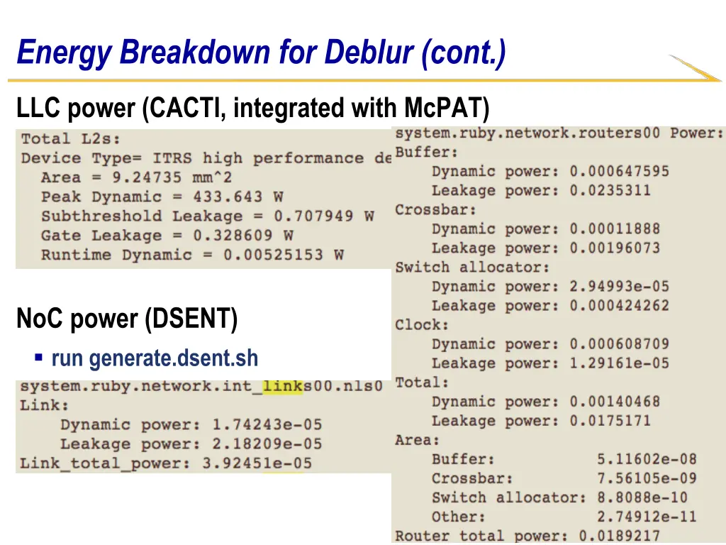 energy breakdown for deblur cont 1