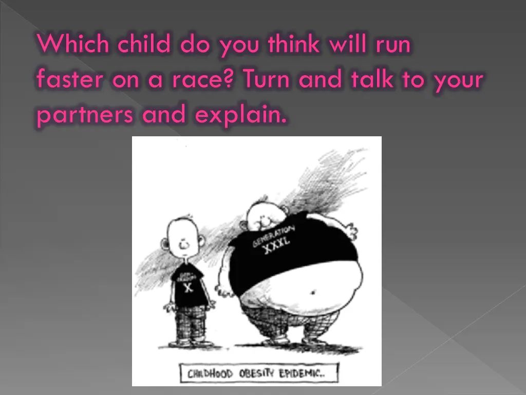 which child do you think will run faster