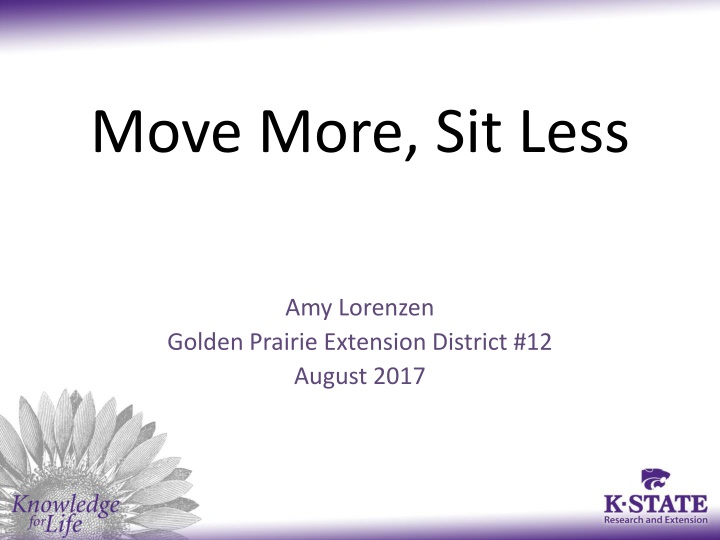 move more sit less