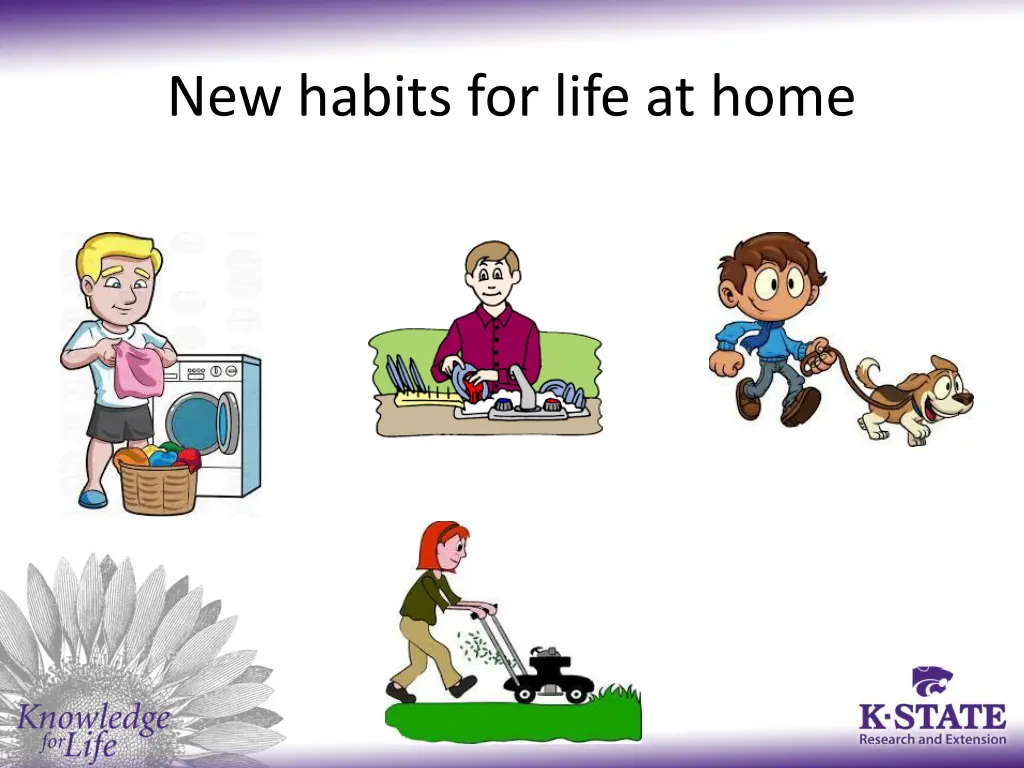 new habits for life at home