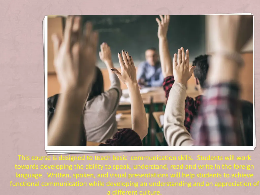 this course is designed to teach basic