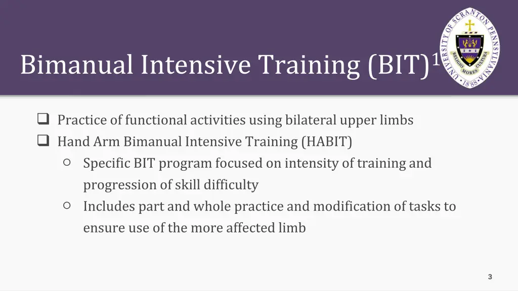 bimanual intensive training bit 1