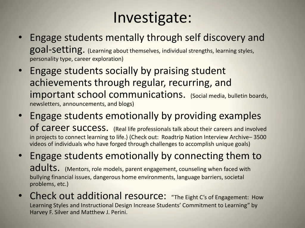 investigate 1