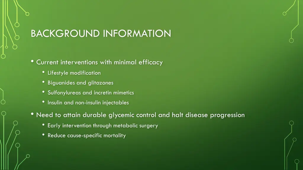 background information 1