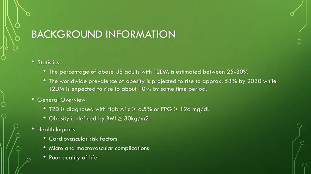 background information