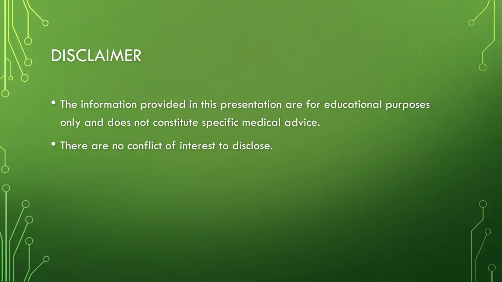 disclaimer