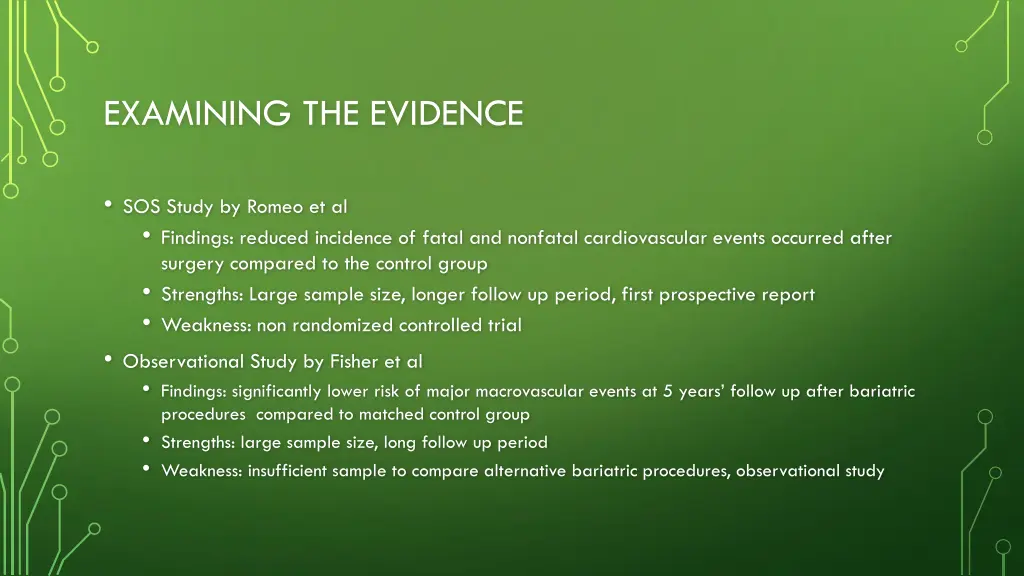 examining the evidence 2