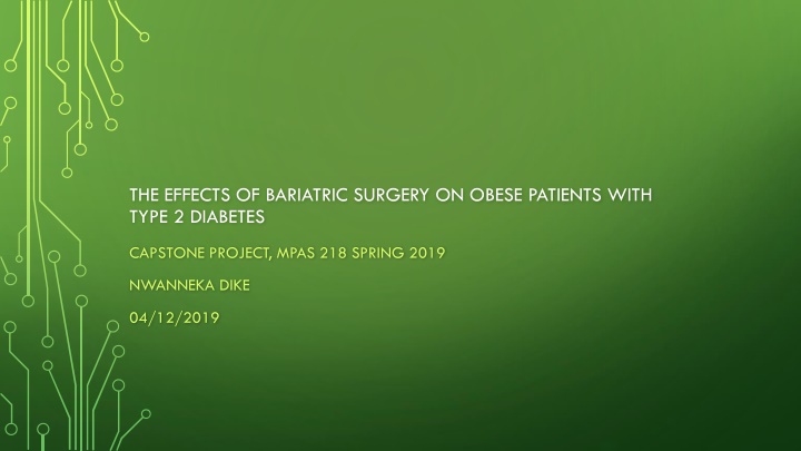 the effects of bariatric surgery on obese