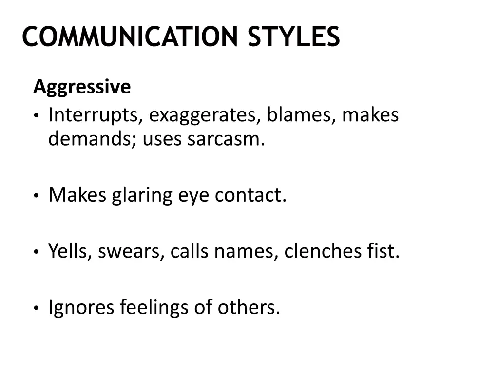 communication styles 1