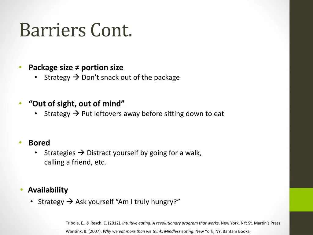 barriers cont 2