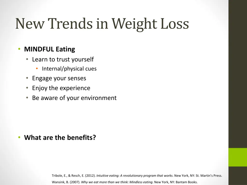 new trends in weight loss