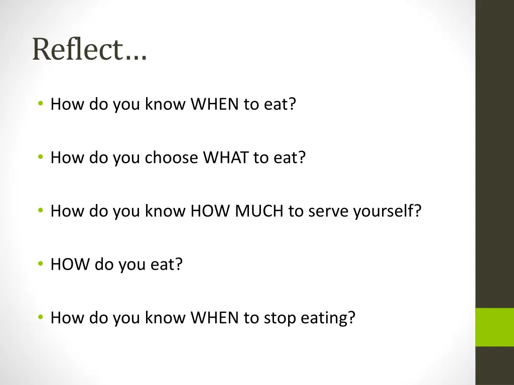 reflect