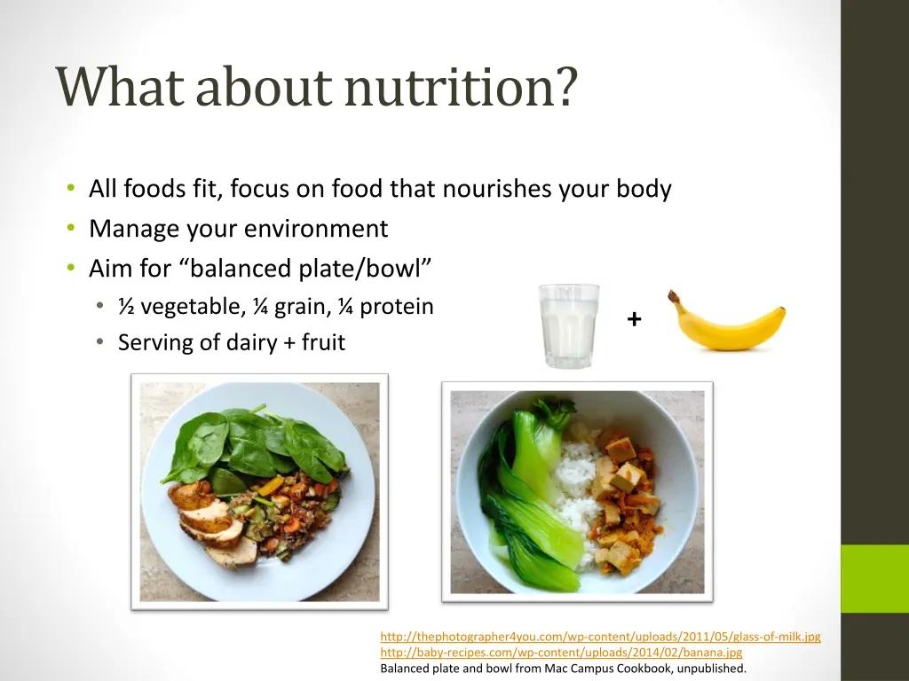 what about nutrition