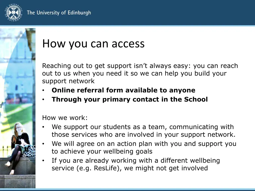 how you can access