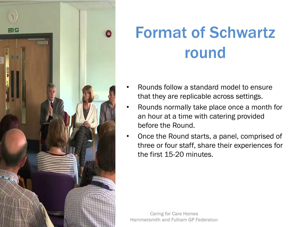 format of schwartz round