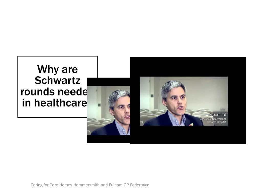 why are schwartz rounds needed in healthcare