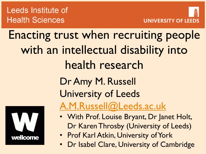 enacting trust when recruiting people with