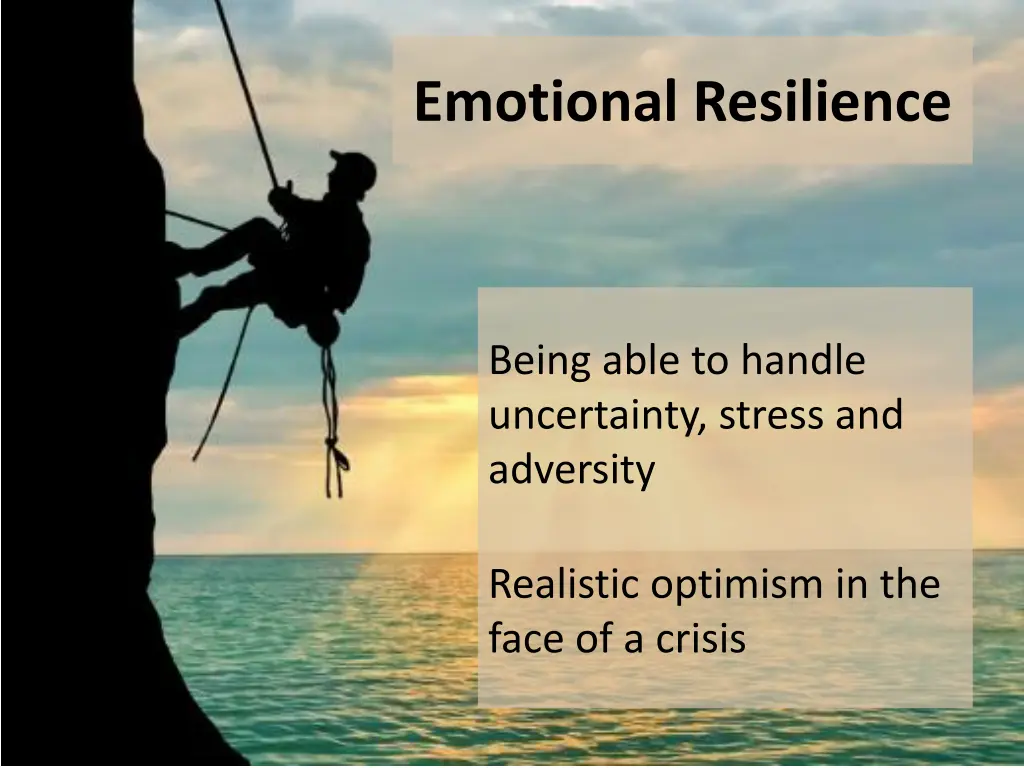 emotional resilience