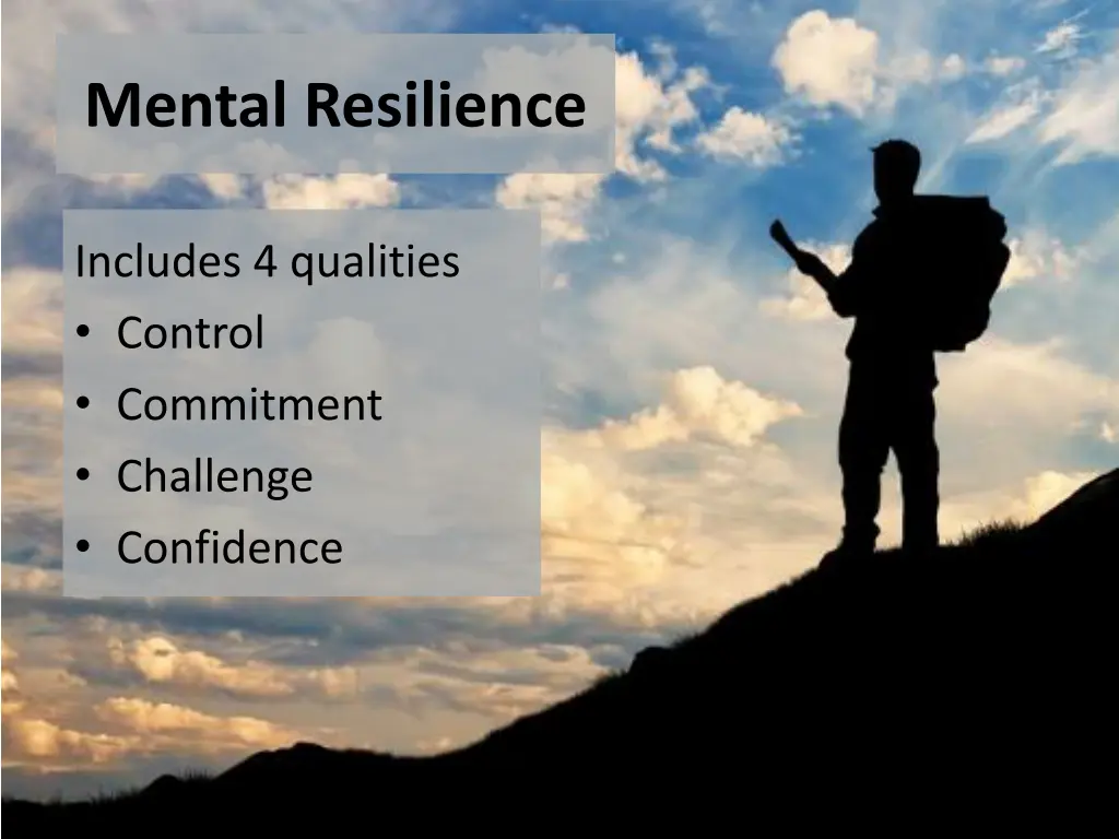 mental resilience