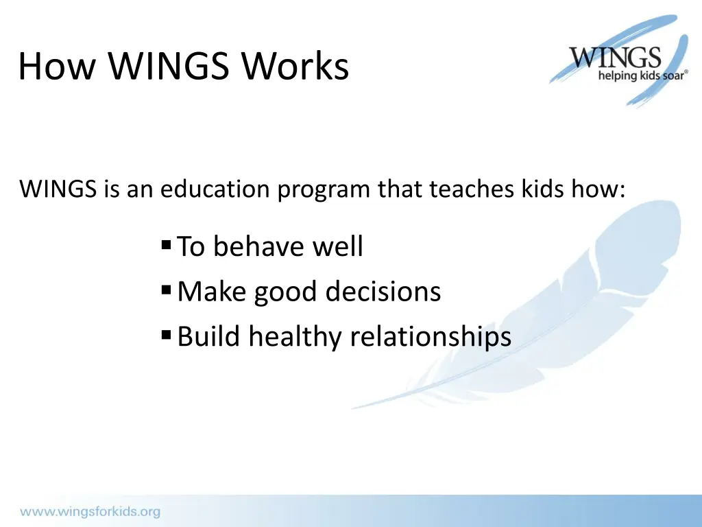 how wings works
