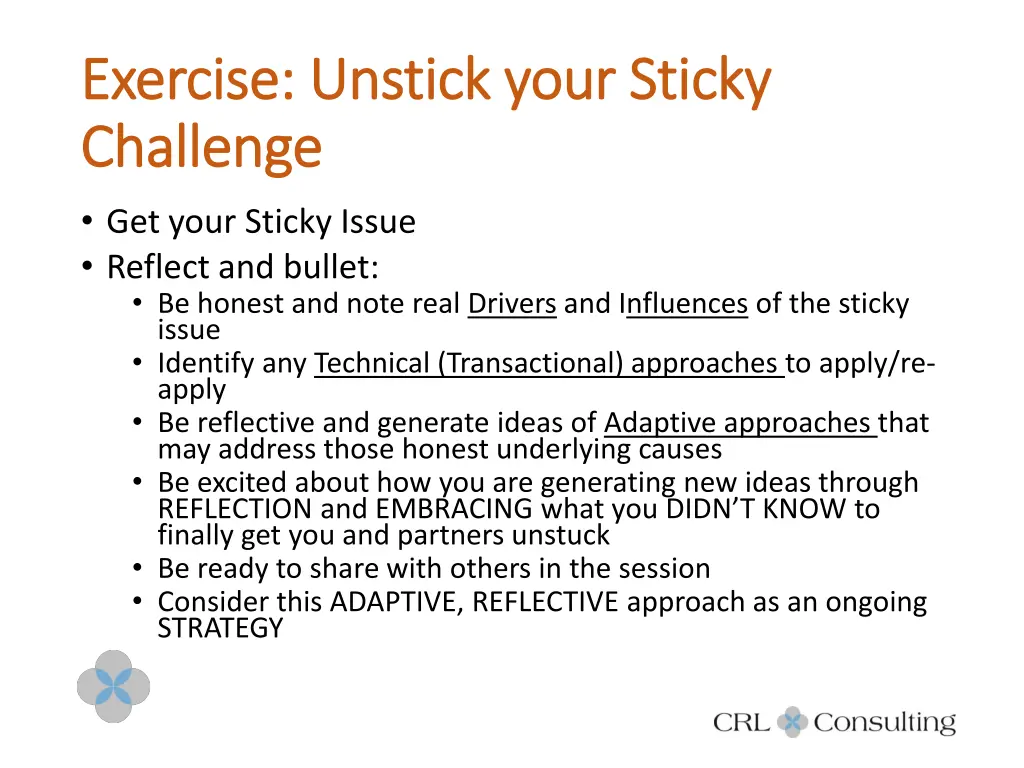 exercise unstick your sticky exercise unstick