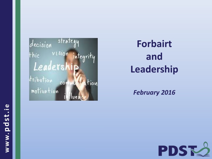 forbairt and leadership
