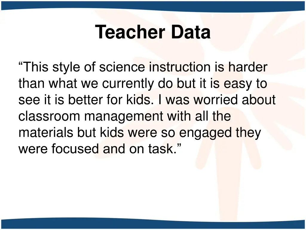 teacher data