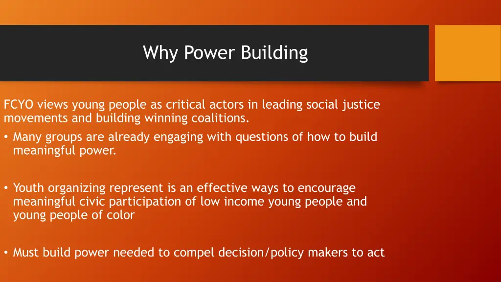 why power building