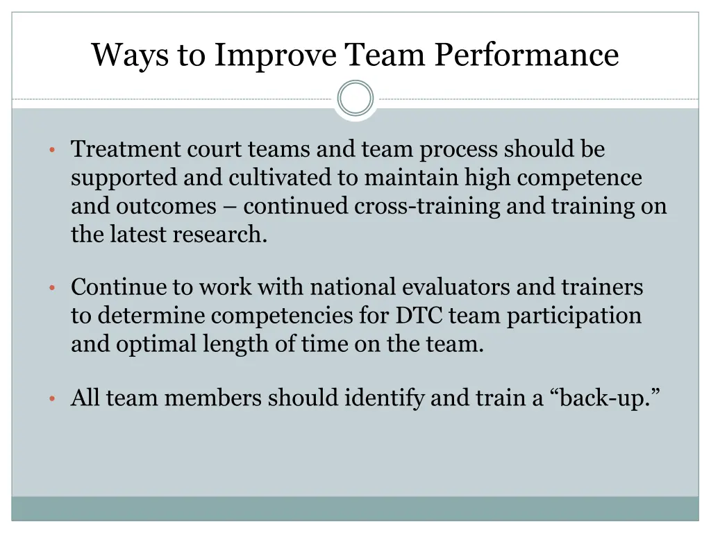 ways to improve team performance 3