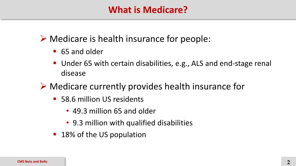 what is medicare