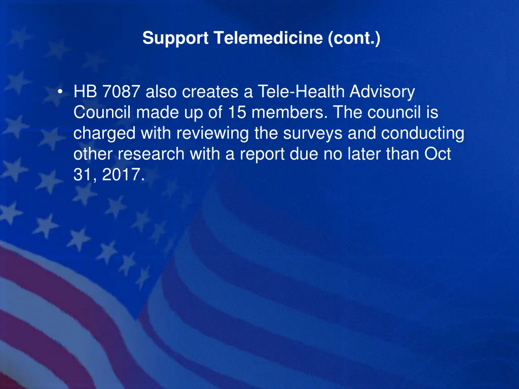 support telemedicine cont