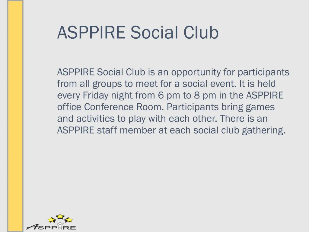 asppire social club