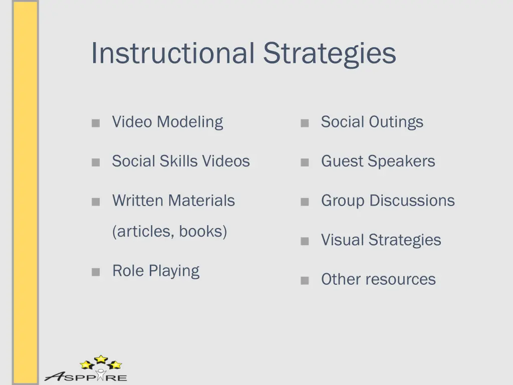 instructional strategies