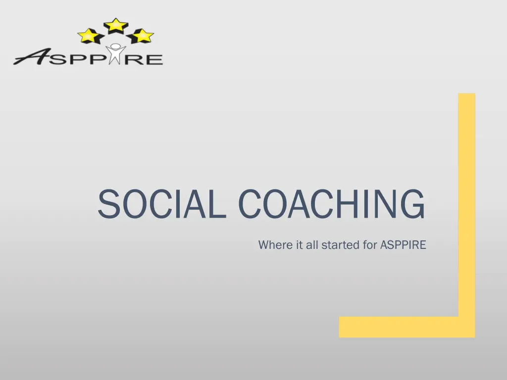 social coaching