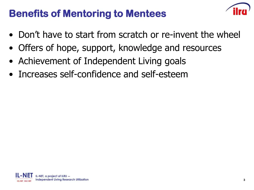 benefits of mentoring to mentees benefits