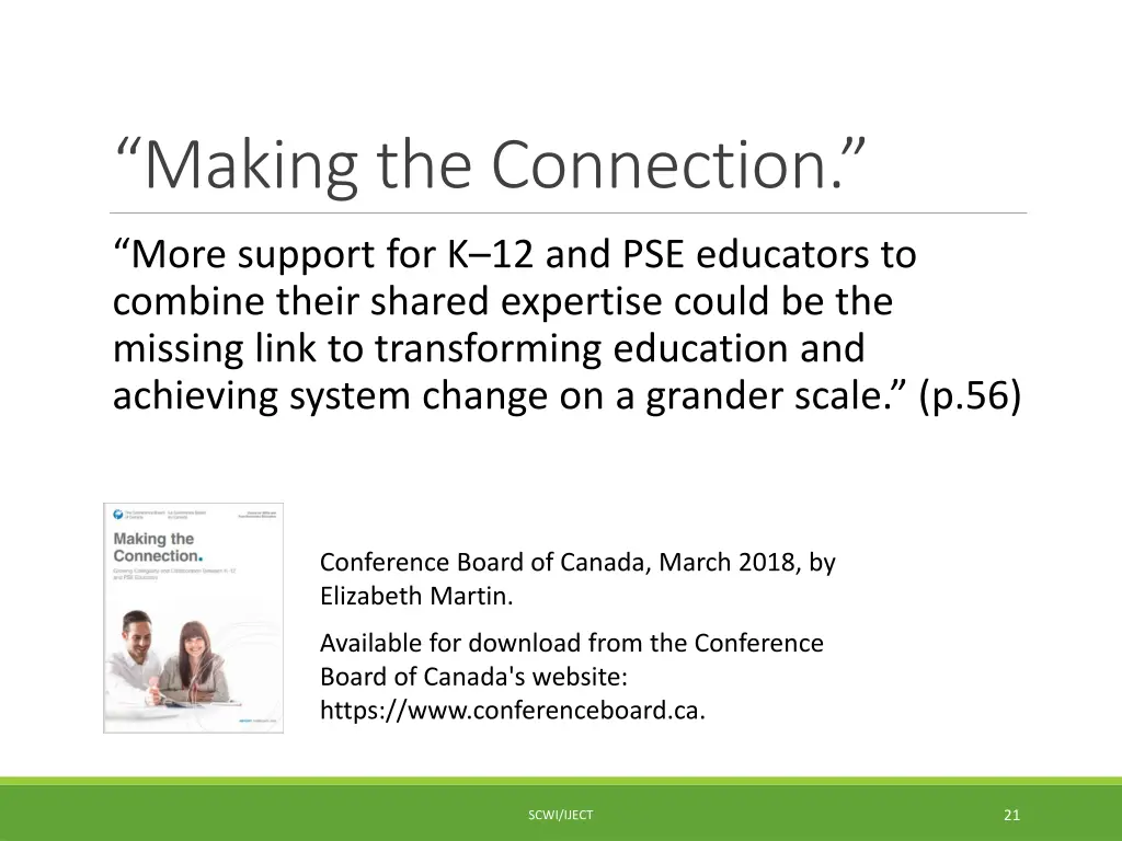 making the connection